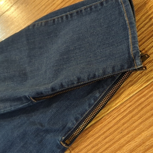 Madewell mid-rise skinny jeans with ankle zippers and stretch, women's 30" - Picture 6 of 8